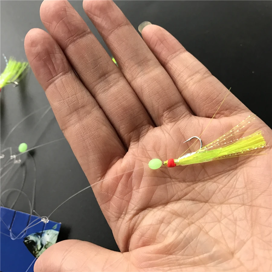 Sabiki, Esche Da Pesca Morbide Con 6 Ganci, Per - Foto 3