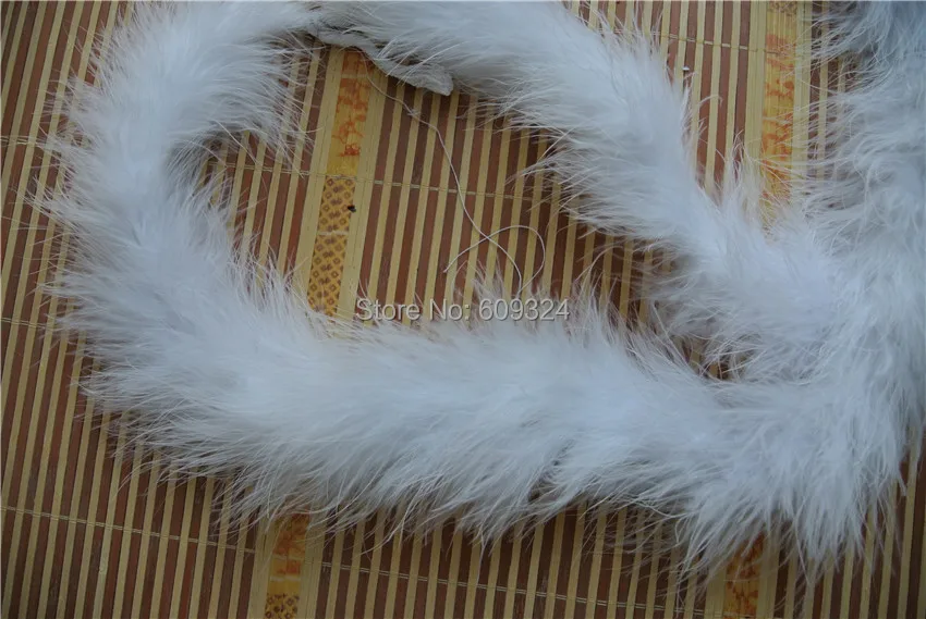 Free shipping Wholesale 50pcs 200cm/pcs white Marabou Feather Boa for