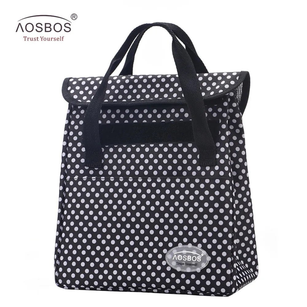 Aosbos Portable Thermal font b Lunch b font font b Bags b font Women Men Multifunction