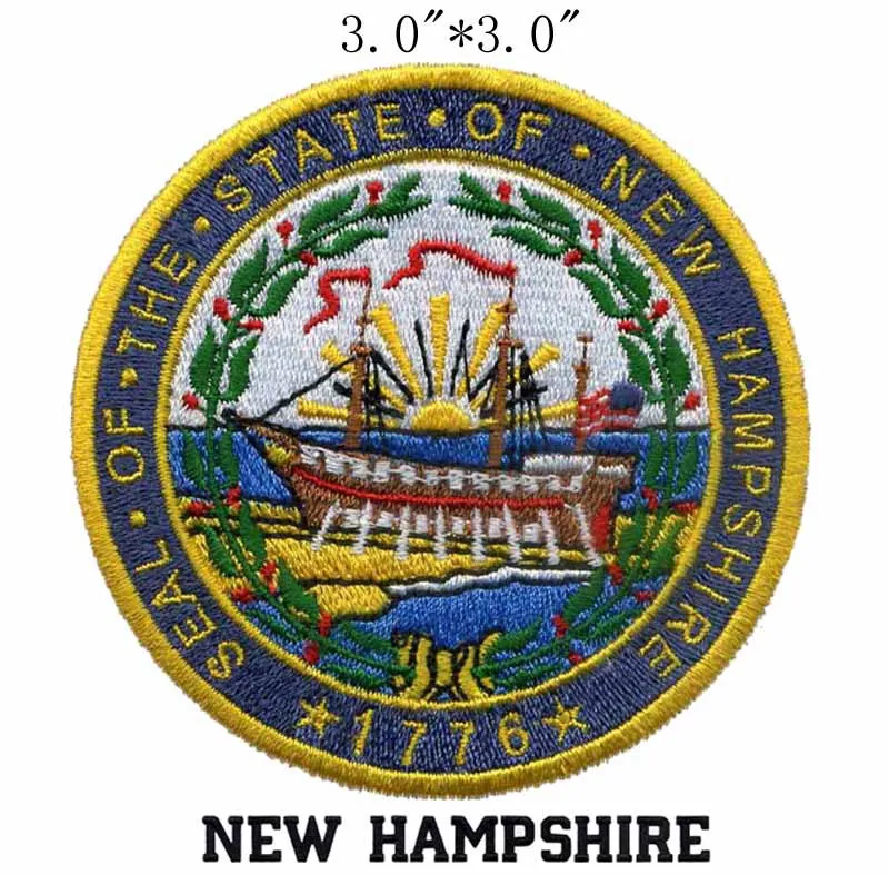 New Hampshire State Seal 3"wide shipping/nice logo /naval vessel