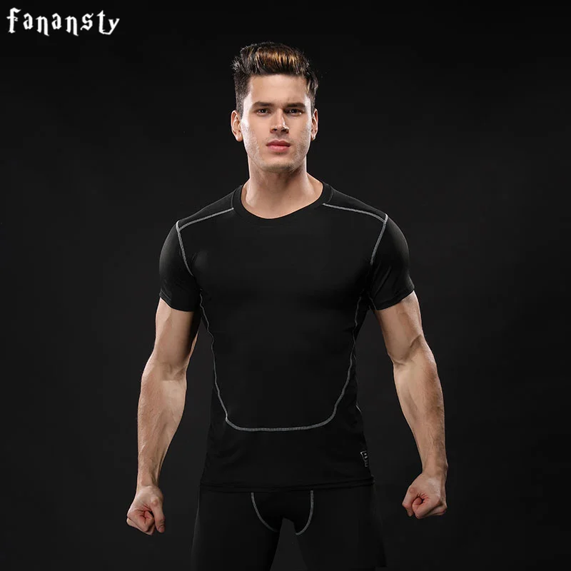 

Sport Shirt Running T-Shirt Men Short Sleeve Fitness shirt Top men Camoflage Running Shirt Men Quick Dry Gym Clothing T-shirt