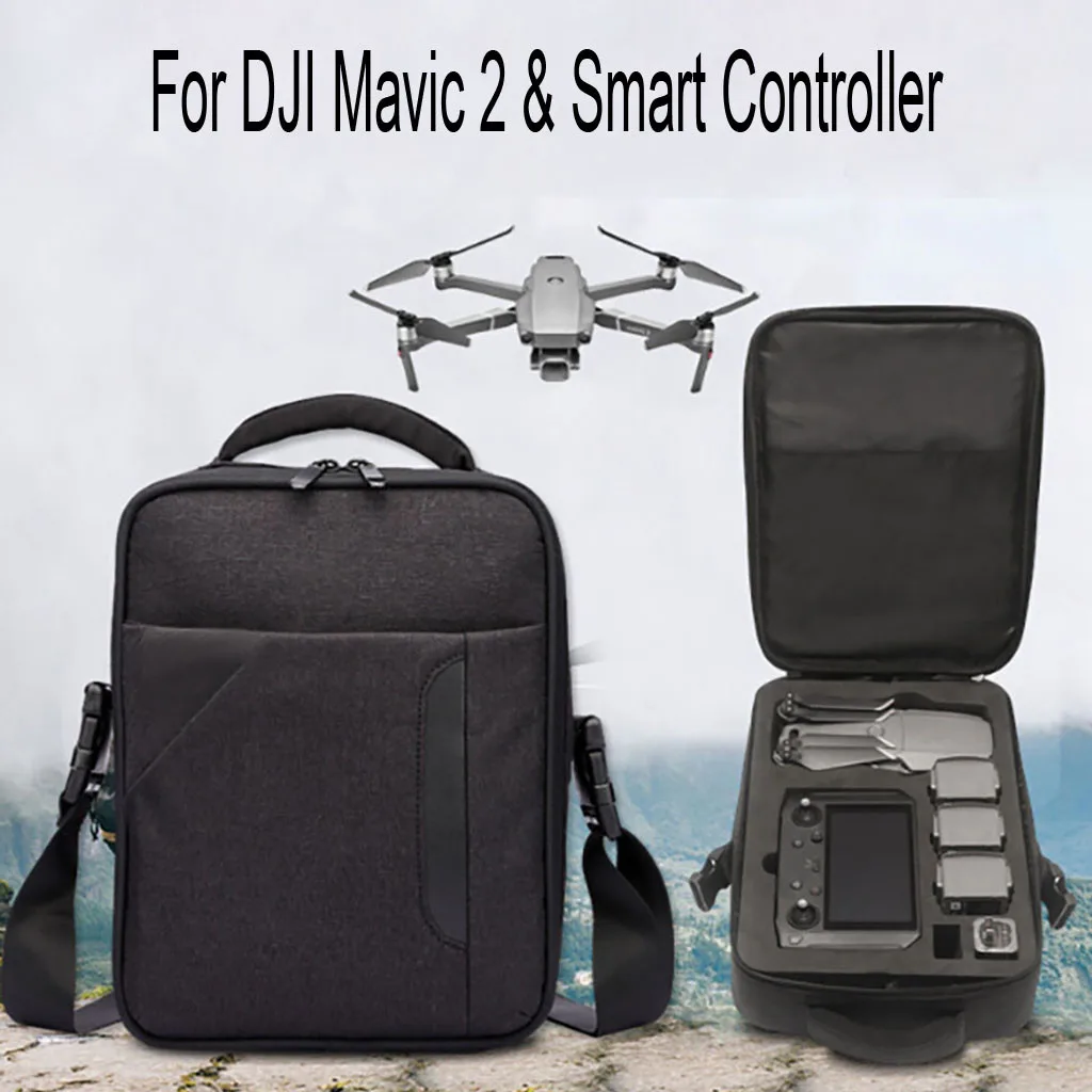 Ouhaobin, Дорожный Чехол для переноски, сумка для DJI Mavic 2 и смарт-контроллер, водонепроницаемая портативная переносная сумка на плечо 530#2