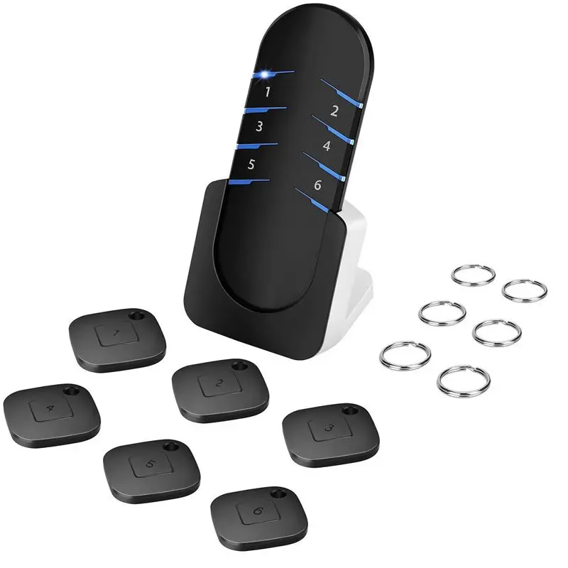 

Key Finder,Wireless RF Item Locator Tracker,Mini Item Tracker Cell Phone Luggage Bags Purse Pet Remote Control Anti-lost Tag S#8