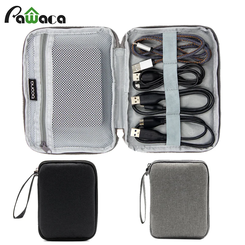 Travel Electronics Cable bag storage Organizer for power Hard Drives