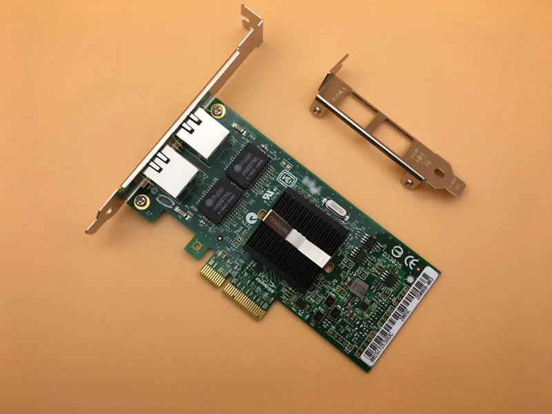 Для чипсета с двумя портами Gigabit Ethernet адаптер PCIe x4 плата NIC исте9402pt Бесплатная