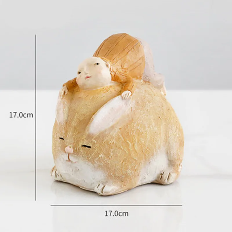  Nordic Creative Children Decor Ornaments Imitation Clay Sculpture Fairy Tale Ornaments Living Room  - 33059991402
