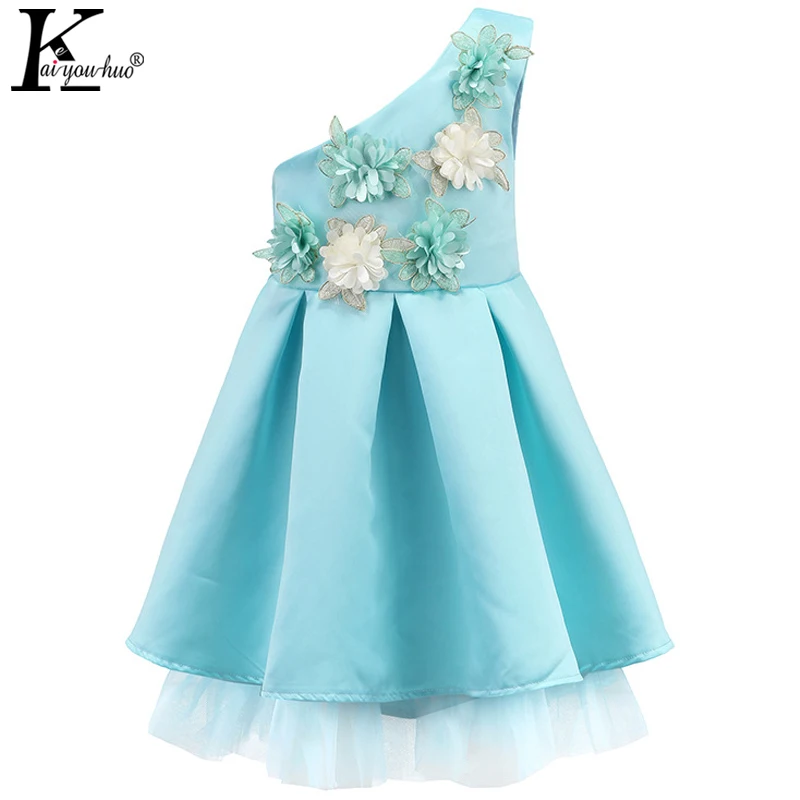 2017 Summer Girls Dress Princess Patry Dresses For Girls Clothes Flowers Kids Clothes Vestidos Children Chiffon
