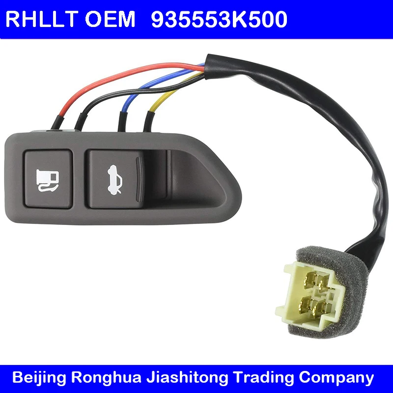 

FOR Hyundai Sonata 2008-2010 Trunk Lid Switch Fuel Door Opener Release Button Black Original OEM 935553K500 935553K500