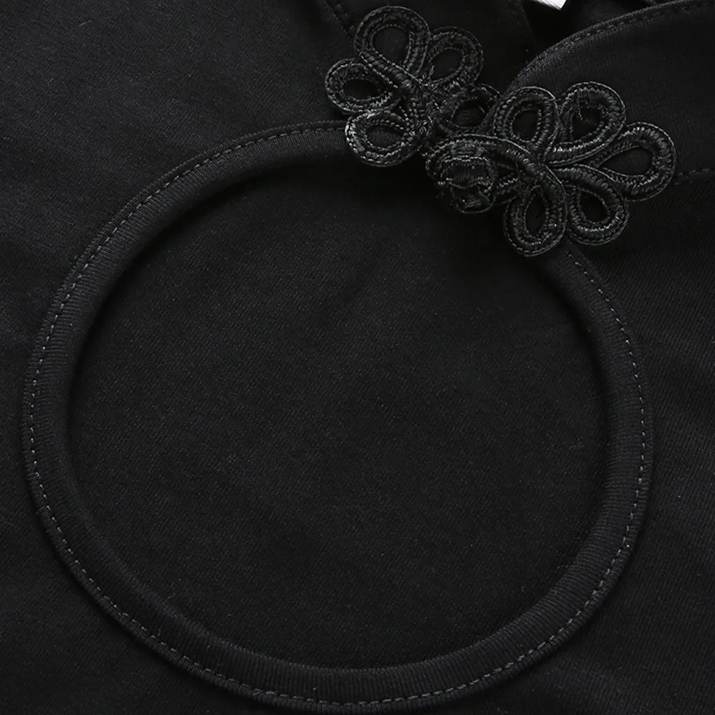 Женская винтажная водолазка Dark System сексуальная однотонная укороченная футболка