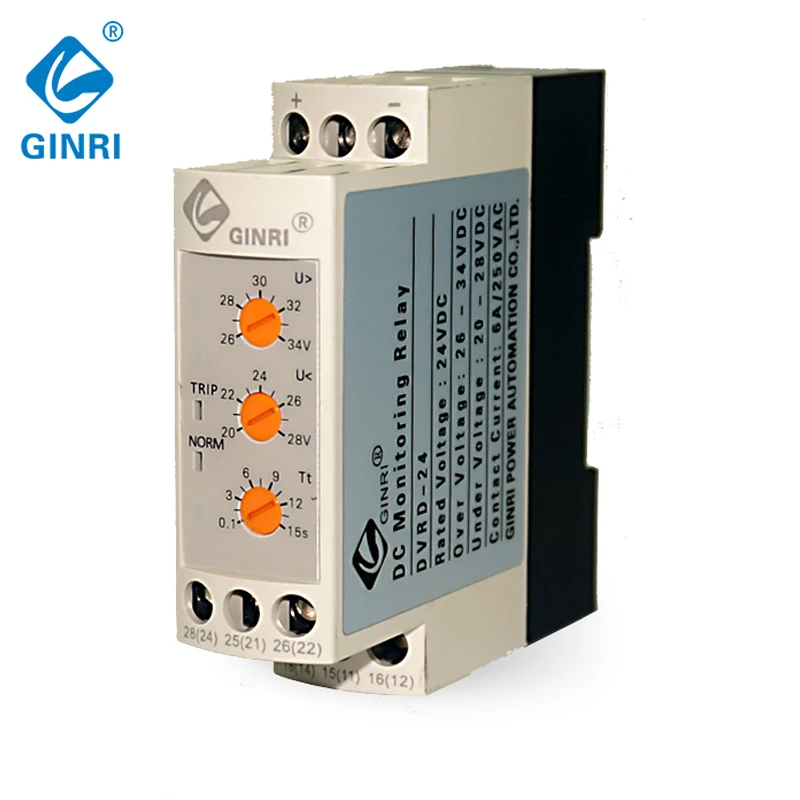 

Under Over voltage relay DC 12V 24V 36V 48V DVRD Voltage Monitor Relay For Industrial Facilities and Equipment