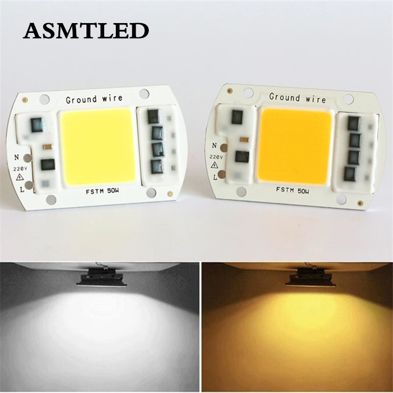 

High Power LED Lamp 220V COB 200W 150W 100W 50W 30W 20W No Need Driver Input Smart IC LED Bulb Lamp For DIY Floodlight Spotlight