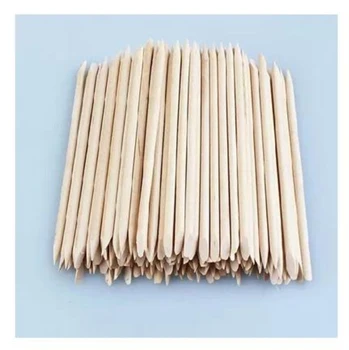 

Free Shipping 100pcs/bag Nail Art Orange Nail Wood Stick Cuticle Pusher Remover for nail art care Manicures nail tools