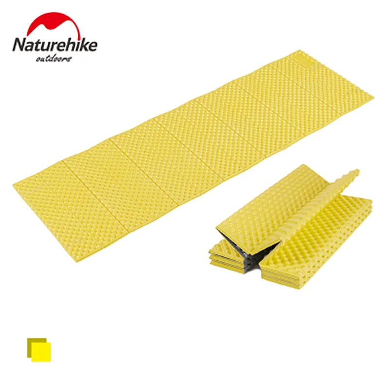 NatureHike коврик для кемпинга коврик для пикника спальный водонепроницаемый коврик Сверхлегкий складной тент матрас Пенящийся влагостойкий - Цвет: Yellow