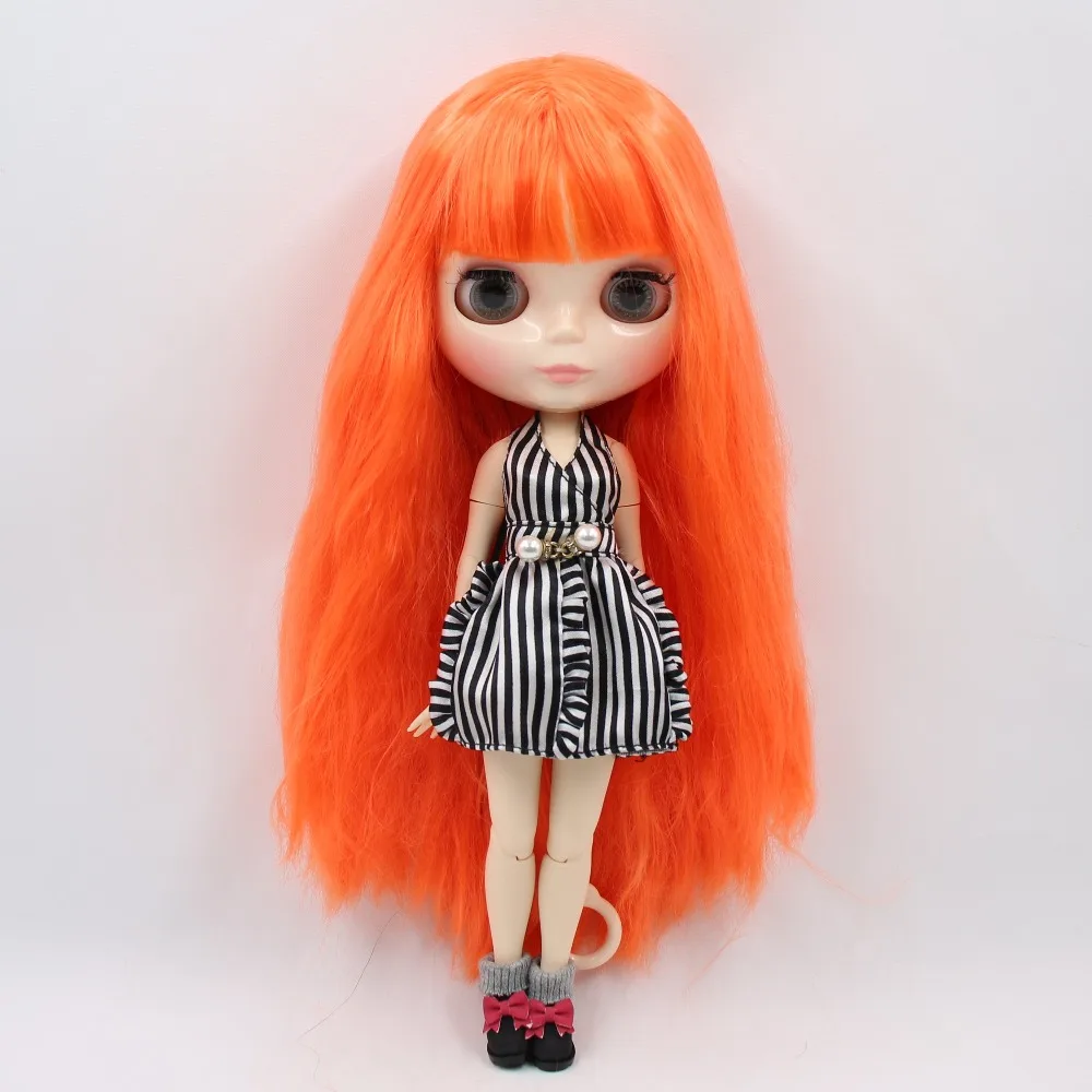 Factory Blyth Doll 1 6 Bjd Joint Body White Skin 30cm Long Orange