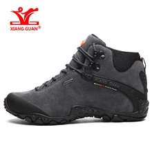 Xiangguan на открытом воздухе обувь Высокое качество PU искусственным мехом Для женщин езда Пеший Туризм ботинки путешествие в пустыне тактические ботинки теплая обувь на резиновой подошве; Большие европейские размеры 36-48