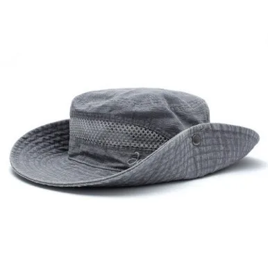 XdanqinX, для взрослых, для мужчин, хлопок, Панама, новинка, лето, солнцезащитный козырек, шапки для мужчин, ветровая веревка, фиксированная сетка, дышащие, для рыбалки, плоские шапки - Цвет: Color 2