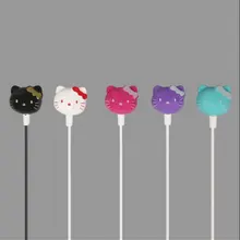 Наушники-вкладыши hello kitty с милым мобильный телефон с мультяшками многоцветный