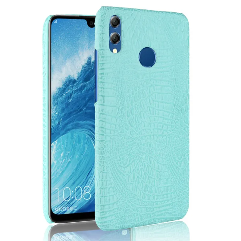 

Honor 8x Case For Huawei Y9 2019 Y5 Y6 2018 Nova 3 3i Vintage Crocodile Leather Case Hard Back Cover For Huawei Honor 8X Max 8C
