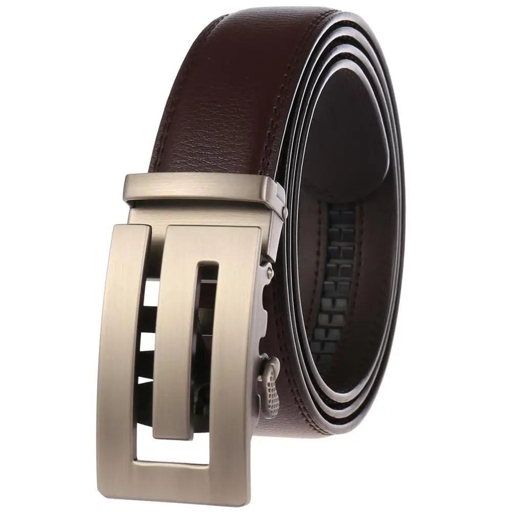 

Men's Belts Luxury Automatic Buckle Genune Leather Strap Black Coffee White for Mens Belt Designers Brand Quality Straps