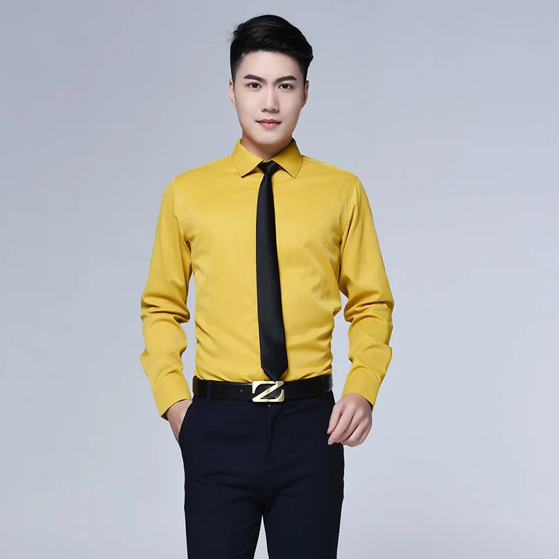 yellow corporate attire