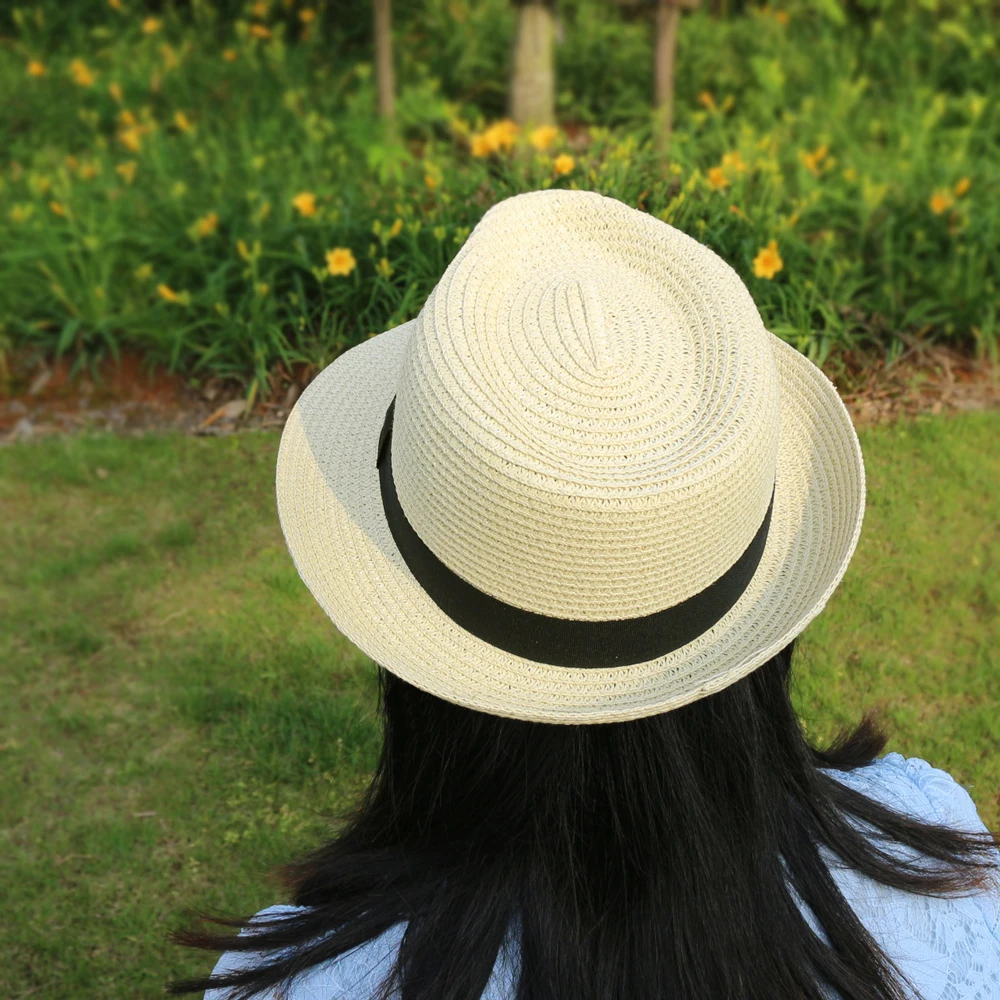 Взрослая детская соломенная шляпа летняя Женская Складная Солнцезащитная Панама мужской костюм Кепка стиль дышащий Panamanian стиль