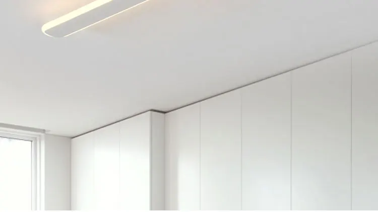 Современный светодиодный потолочный светильник с поверхностным креплением для кухонных светильников, лампа для столовой, прямая, 80 см, для помещений, для лестниц, прохода, Iluminaria