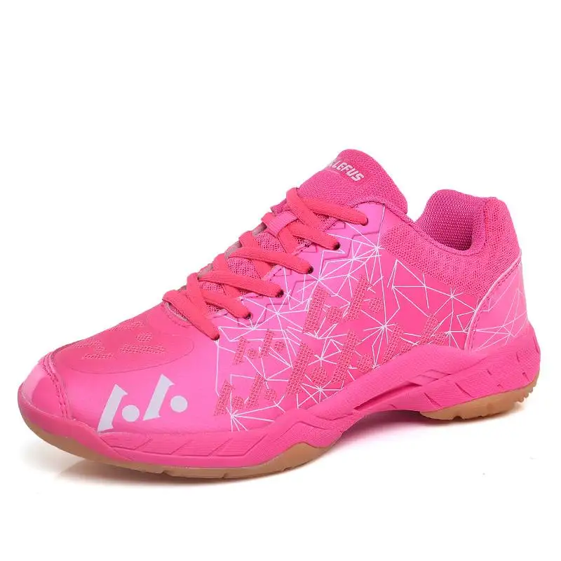 Профессиональная Обувь для бадминтона для мужчин и женщин; кроссовки для бадминтона; Lefusi; пара кроссовок для бадминтона; спортивная обувь для тенниса - Цвет: L06pink