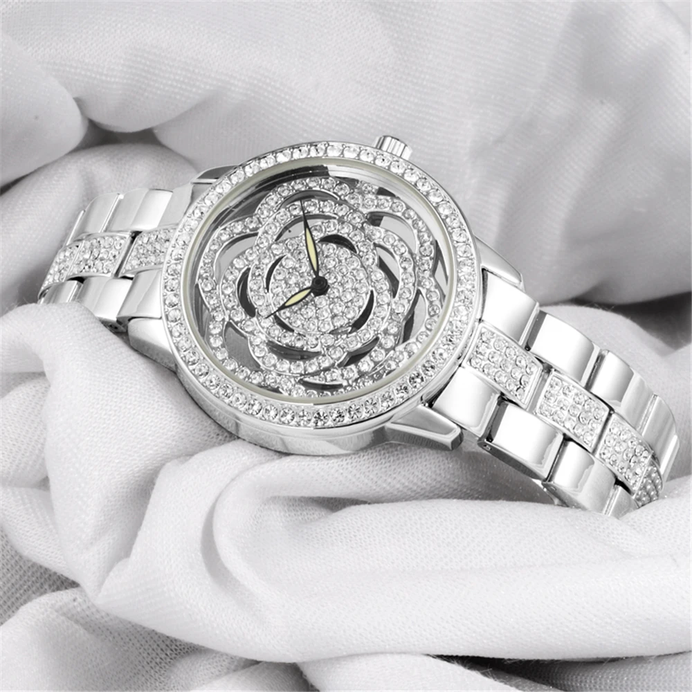 

Luxury Women Watches Diamond Famous Brand Elegant Dress Quartz Watches Ladies Rhinestone Wristwatch Relogios Femininos WEIQIN