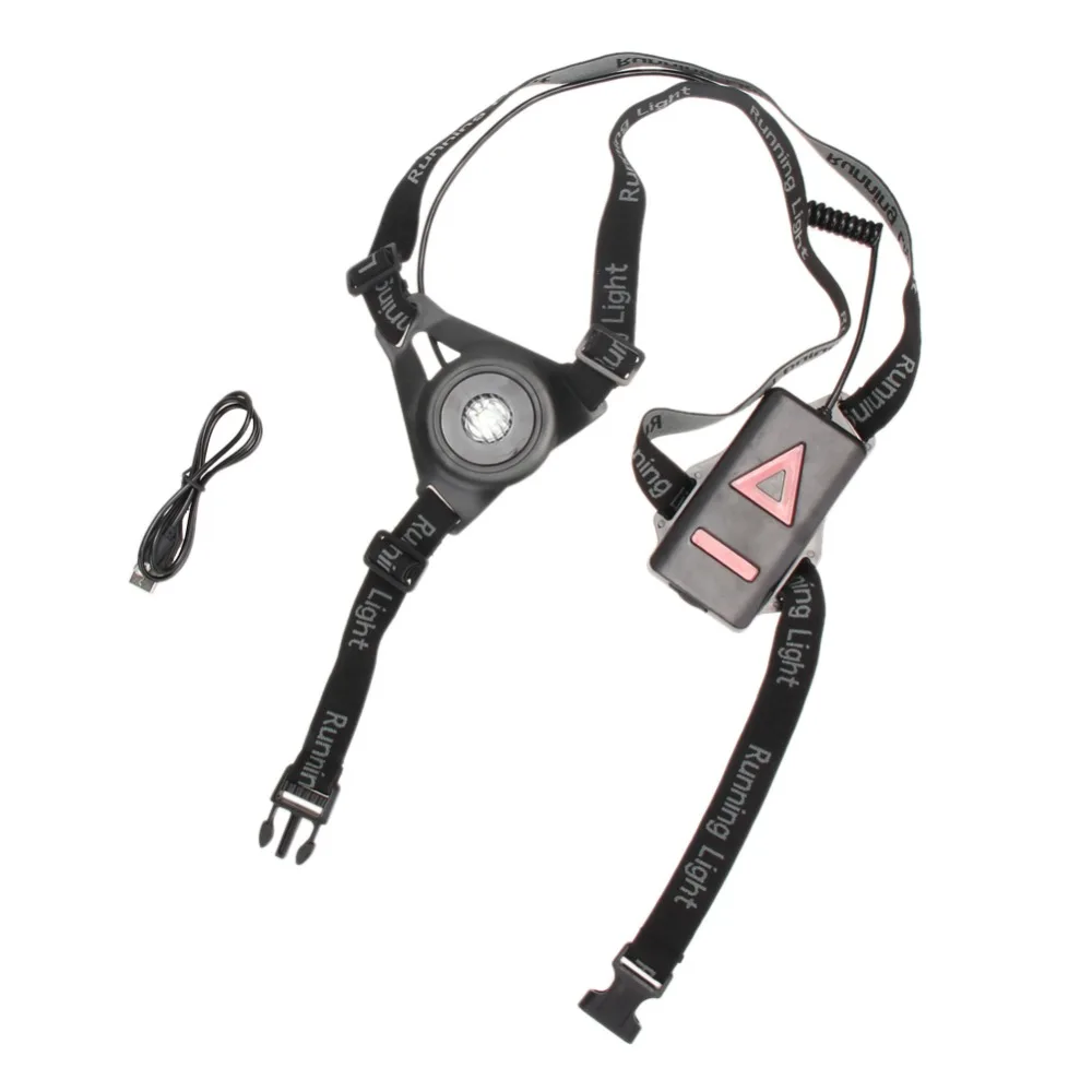 Running Chest light Waterproof Night Running Warning Lights LED Hiking