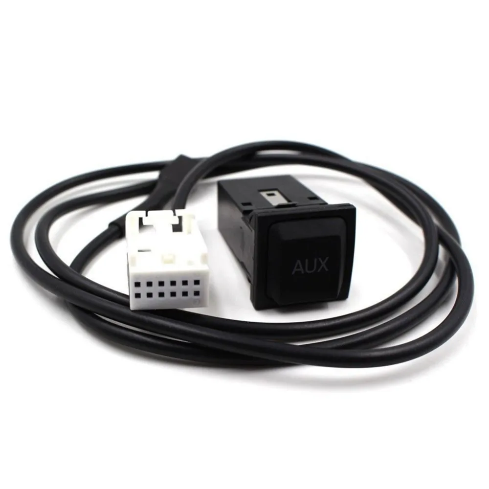 BEESCLOVER вспомогательный переключатель + AUX жгут RCD510/310AUX forVW MK6 Golf 6 Scirocco forJetta Динамик линии профессиональный дизайн r30