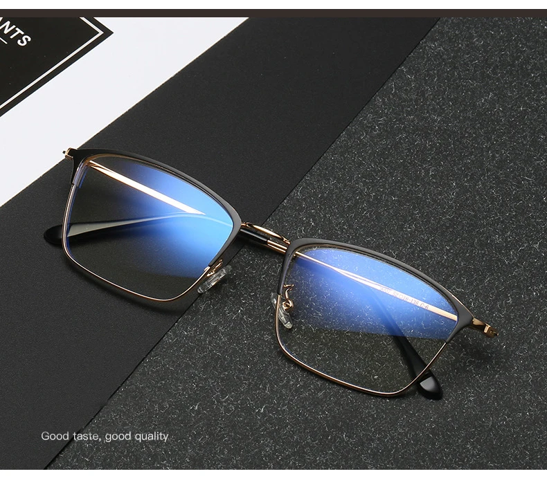 Оправа очков из титанового сплава мужские ультралегкие Женские винтажные очки по рецепту анти-голубые лучи оптическая оправа 9007