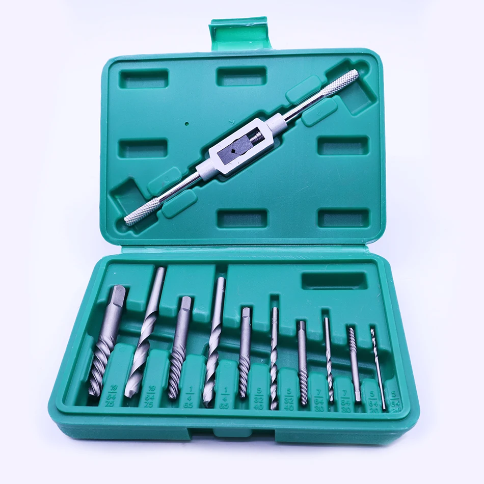 

High hardnessbroken head screw extractor machine repair 11 piece set 3MM-10MM screw extractor