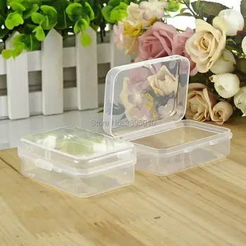 

Plastic Practical Transparent Mini Empty Box For Puff Sponge Case Makeup Tools F683