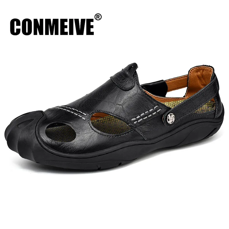 mens rubber beach sandals