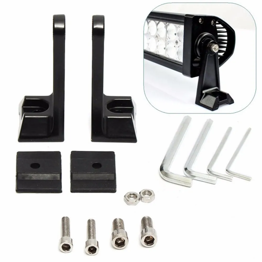 Buy 1 Pair Universal LED Work Light Bar Mounts Side