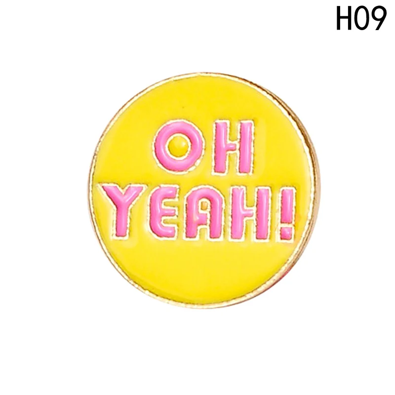 

Original Enamel Brooches Jewelry Work Fun Think It Graduate Class Of 2018 Party Time English Letters Brooch Pins