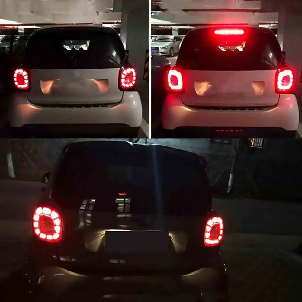 Задний фонарь в сборе для Mercedes new Smart fortwo 453 forfour LED приводной свет струящийся