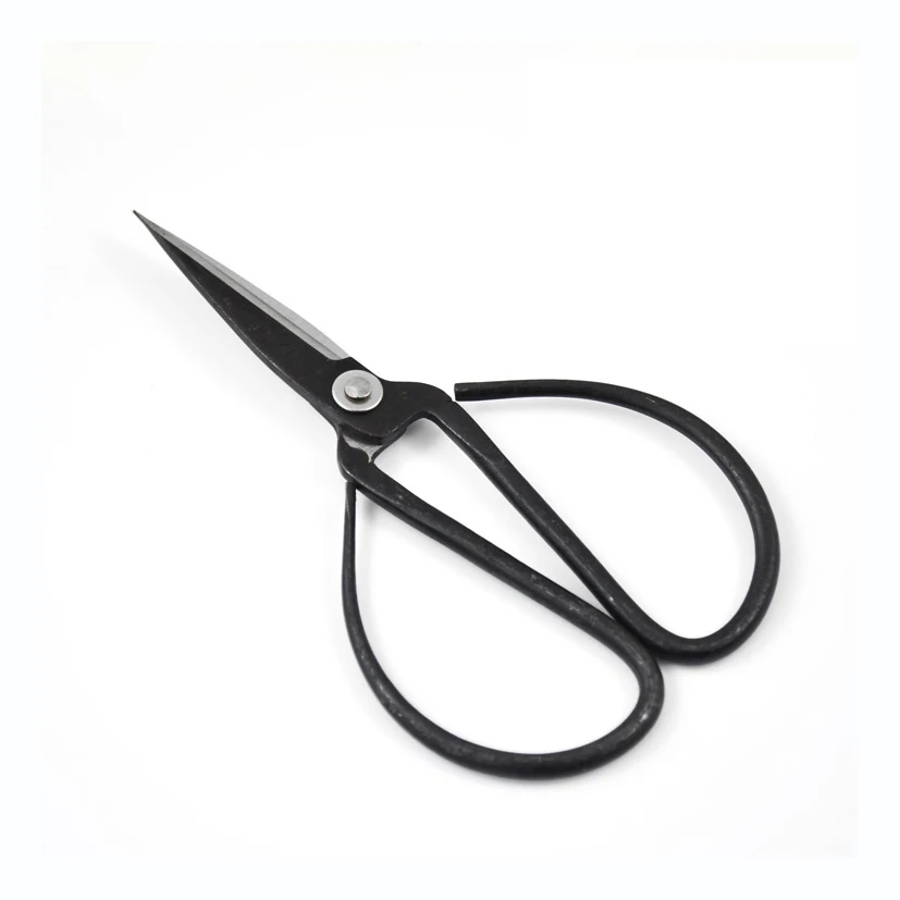 

107mm length 5pcs lot wangwuquan forged carbon steel bonsai tool trimming scissors household snipper