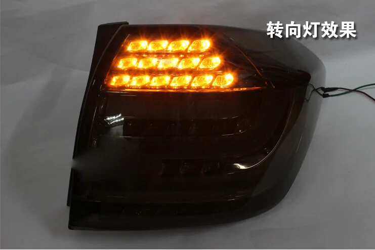 car bumper headlight Highlander taillight2012~2014;LED highlander rear light;Black/Red colorhighlander fog light