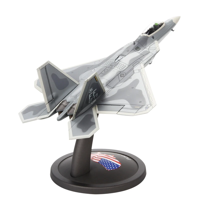 

Terebo 1/72 Scale Military Model Toys Lockheed Martin F-22 Raptor Stealth Air Superiority Fighter Diecast Metal Plane Model Toy