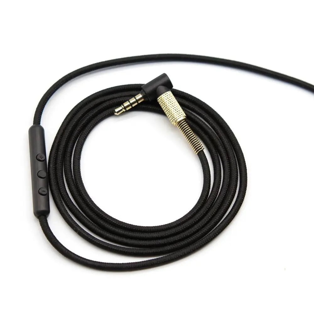Replacement Audio Cable with Mic for Sony Beoplay H2 H6 H7 H8 Audio Technica DENON Beats Studio 2 0 Studio 3 0 Solo 2 Solo 3