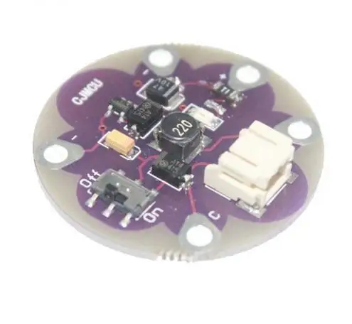 

LilyPad LiPower power battery boost module 5V output