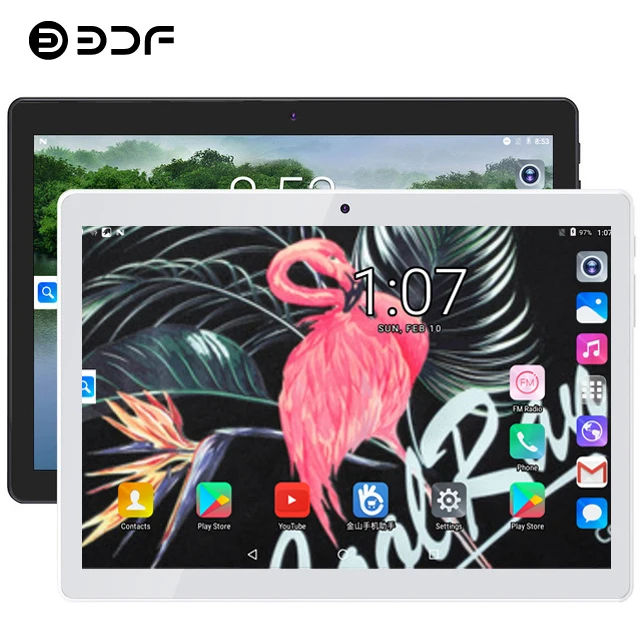 BDF Новый 10 дюймовый оригинальный дизайн 4G Телефонный звонок Android 7 0 Восьмиядерный