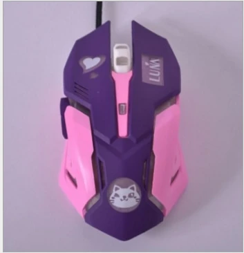Косплей OW Jetpack кошка плеер для игровой мыши беспроводной розовый кошки мышки Flash