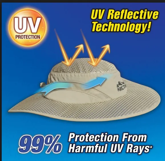 

Hot Selling Arctic Cap Cooling Ice Cap Sunscreen Hydro Cooling Bucket Hat Arctic Hat UV Protection Keeps You Cool cooling hat