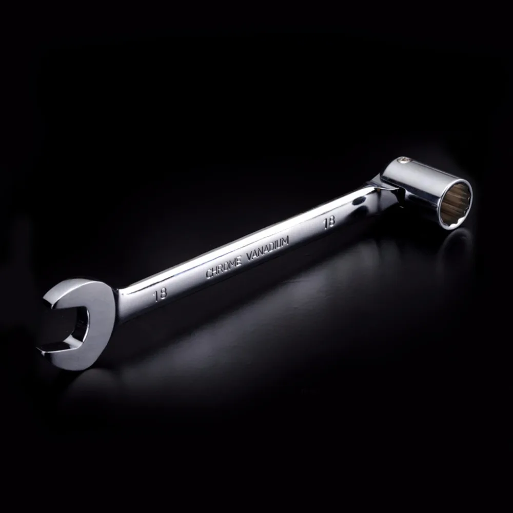1 шт. 8-15 мм комбинированный гаечный ключ CR-V гибкий торцевой ключ Набор Открытый торцевой гаечный ключ для ремонта авто инструмент ручной инструмент набор