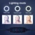 Видео Свет Dimmable LED Selfie Ring Light USB ring lamp Photography Light с держателем телефона 2 М штатив подставка для макияжа Youtube