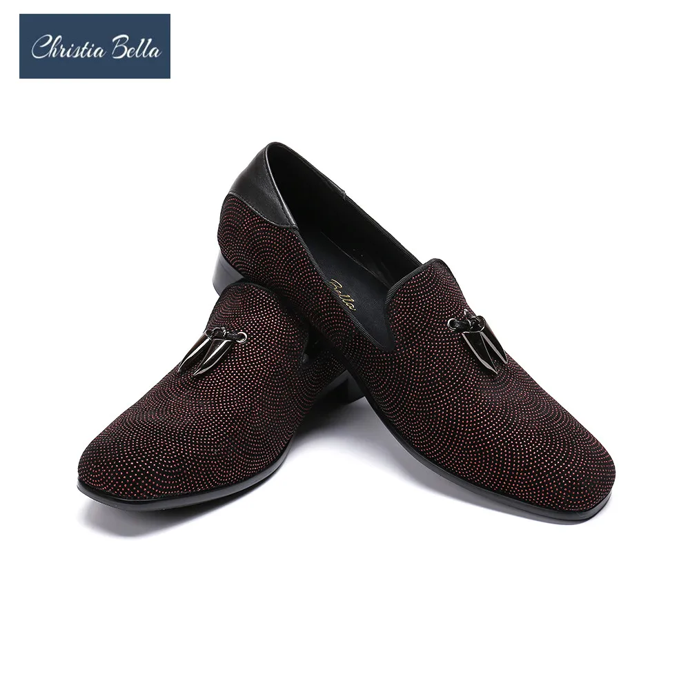 Vestido Casamento Luxo Marca 1 Homens 2 De Italiana Artesanal Borla 3 Christia Baixos Couro Mocassins Casuais Bella Oxfords Sapatos Loafers Sg0Zx6q