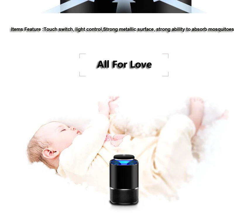 USB Mosquito Killer Lamp USB 365 NM Bionic Light Fly Wasp Insect Mosquito Killer Electric Night Lights Radiation Protection Lamp (19)