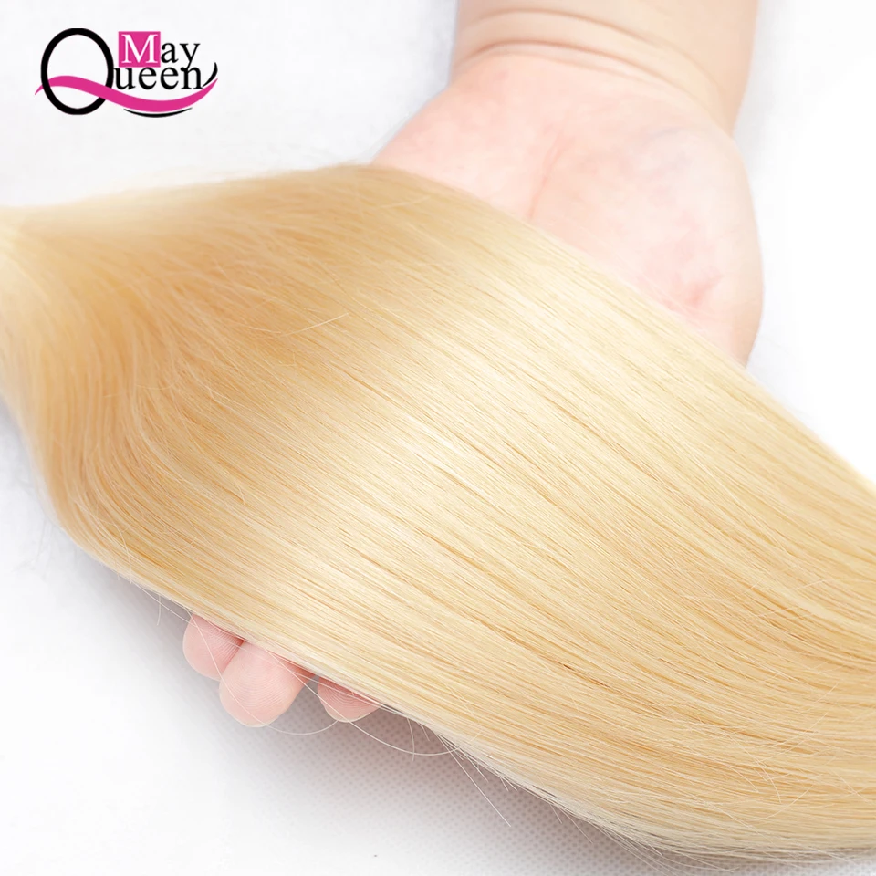 May Queen Malaysian Straight 613 Blonde Hair Weave Extensions 3 Bundles 100% Remy Human Hair 10-26 Inch Honey Blond Color May Queen Malaysian Straight 613 Blonde Hair Weave Extensions 3 Bundles 100% Remy Human Hair 10-26 Inch Honey Blond Color